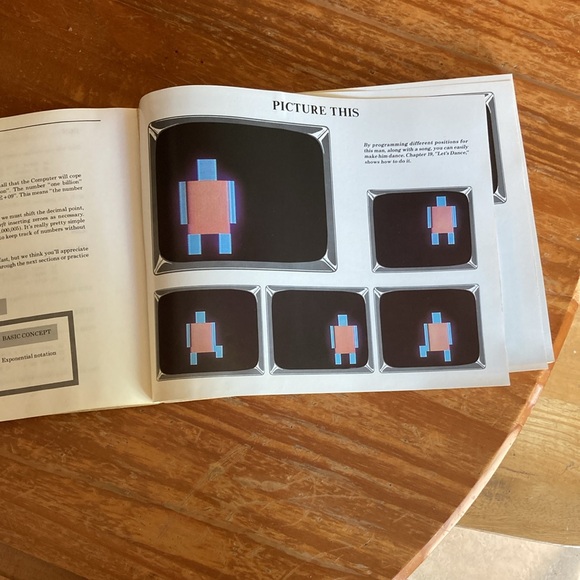 Radio Shack TRS-80 joysticks, game cable, game cartridge and Color Basic manual - Picture 11 of 12